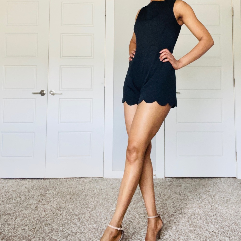 Black Newlook Sleeveless Playsuit